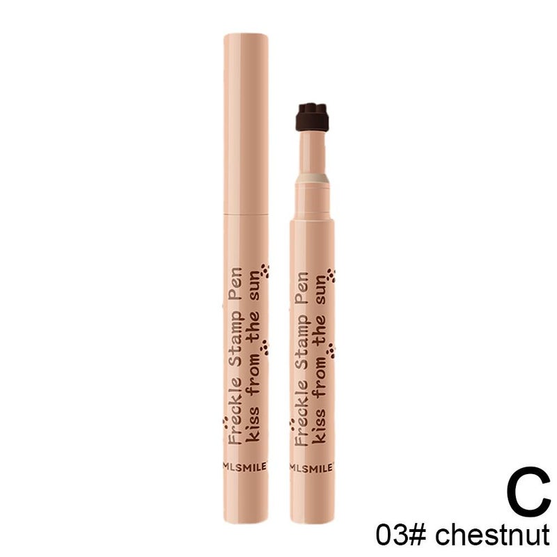 MLSMILE Natural Simulation Freckle Pen - Long-lasting, Waterproof, Quick-drying Stamp Freckle Pen 1g